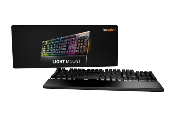 be quiet! Light Mount Silent Tactile UK ISO keyboard Gaming USB be quiet! Light Mount Silent Linear UK ISO keyboard Gaming USB QWERTY