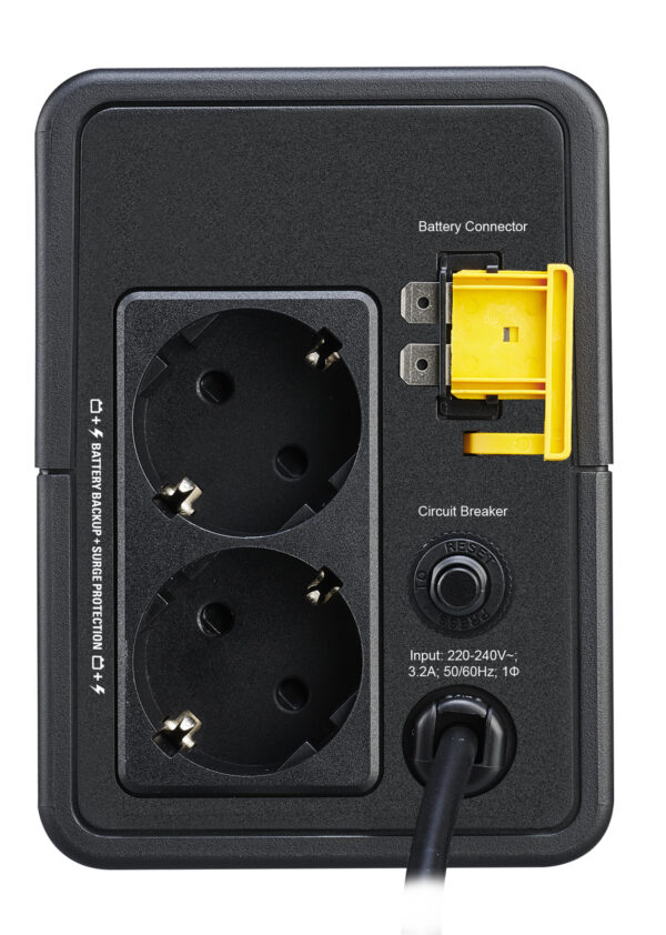 APC BVX700LI-GR uninterruptible power supply (UPS) Line-Interactive 0.7 kVA 360 W 2 AC outlet(s)