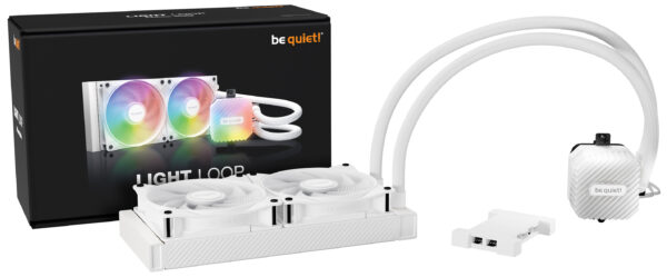 be quiet! LIGHT LOOP 240mm White Processor All-in-one liquid cooler be quiet! LIGHT LOOP 360mm White Processor All-in-one liquid cooler