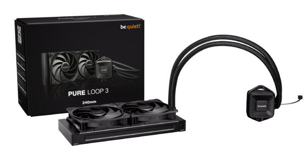 be quiet! PURE LOOP 3 Processor All-in-one liquid cooler 12 cm Black