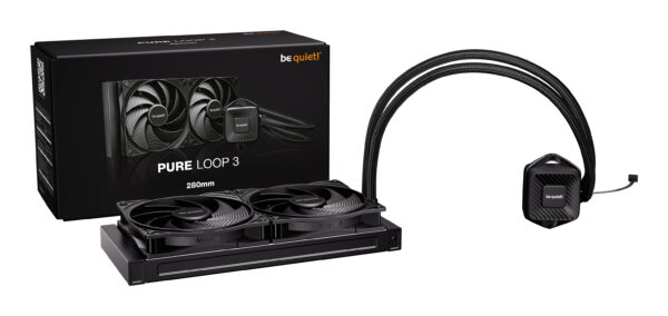 be quiet! PURE LOOP 3 Processor All-in-one liquid cooler 14 cm Black