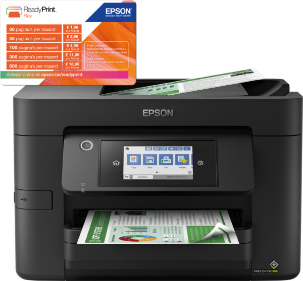 Epson WorkForce Pro WF-4820DWF Inkjet A4 4800 x 2400 DPI 36 ppm Wi-Fi Epson WorkForce Pro WF-4820DWF Inkjet A4 4800 x 2400 DPI 36 ppm Wi-Fi