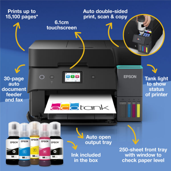 Epson EcoTank ET-4950 Inkjet A4 4800 x 1200 DPI 35 ppm Wi-Fi