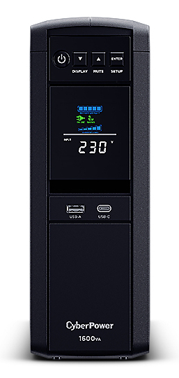 CyberPower CP1600EPFCLCD-UK uninterruptible power supply (UPS) CyberPower CP1600EPFCLCD-UK uninterruptible power supply (UPS)