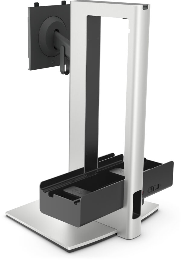 DELL Pro Slim OSS25 68.6 cm (27") Desk Black, Silver
