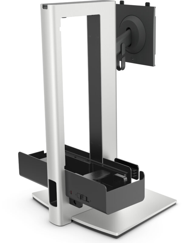 DELL Pro Slim OSS25 68.6 cm (27") Desk Black, Silver