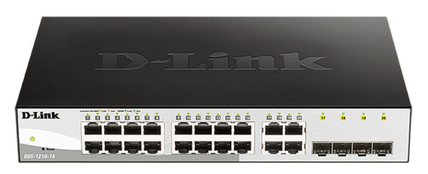 D-Link 16-Port Gigabit Smart Managed Switch with 4 Combo Ports D-Link 16-Port Gigabit Smart Managed Switch with 4 Combo Ports