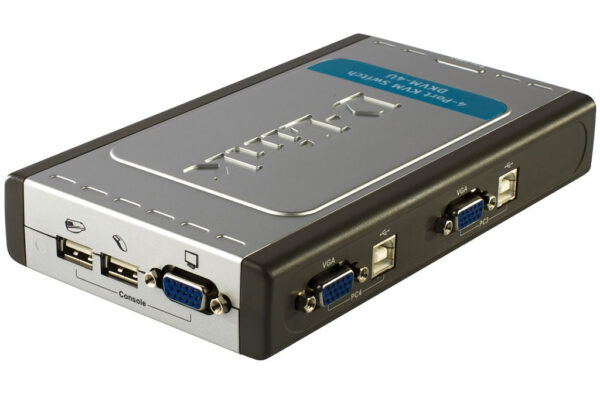 D-Link DKVM-4U KVM switch Grey, Silver D-Link DKVM-4U KVM switch Grey, Silver