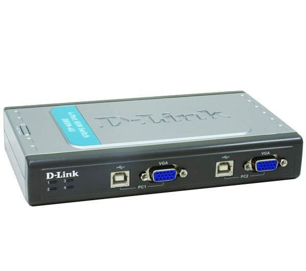 D-Link DKVM-4U KVM switch Grey, Silver D-Link DKVM-4U KVM switch Grey, Silver