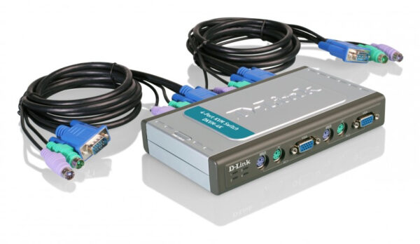 D-Link DKVM-4U KVM switch Grey, Silver D-Link DKVM-4U KVM switch Grey, Silver