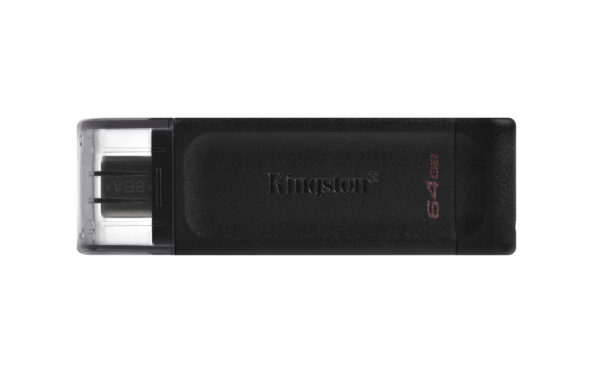 Kingston 64GB DataTraveler 70 USB 3.2 Gen1 Type-C Memory Pen, Cap