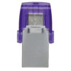 Kingston 64GB DataTraveler microDuo 3C USB-A & USB-C 3.2 Gen1 Memory Pen, Rotating Cap, 200MB/s