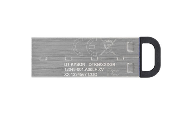 Kingston 256GB DataTraveler Kyson USB 3.2 Gen1 Memory Pen, Metal Capless Design, R/W 200/60 MB/s