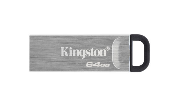 Kingston 64GB DataTraveler Kyson USB 3.2 Gen1 Memory Pen, Metal Capless Design, R/W 200/60 MB/s