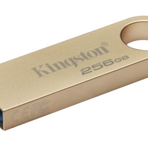 Kingston 256GB DataTraveler SE9 G3 Memory Pen, USB 3.2 Gen1 Type-A, Metal Gold Casing