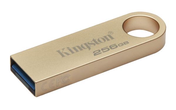 Kingston Technology DataTraveler 256GB 220MB/s Metal USB 3.2 Gen 1 Kingston 256GB DataTraveler SE9 G3 Memory Pen, USB 3.2 Gen1 Type-A, Metal Gold Casing