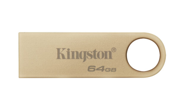 Kingston Technology DataTraveler 64GB 220MB/s Metal USB 3.2 Gen 1 SE9 Kingston 64GB DataTraveler SE9 G3 Memory Pen, USB 3.2 Gen1 Type-A, Metal Gold Casing