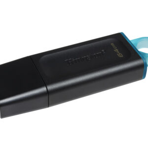 Kingston 64GB DataTraveler Exodia USB 3.2 Gen1 Memory Pen, Cap, Key Ring