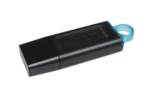 Kingston 64GB DataTraveler Exodia USB 3.2 Gen1 Memory Pen, Cap, Key Ring