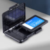 ADATA EC600-BCBK storage drive enclosure HDD/SSD enclosure Black 2.5" ADATA EC600-BCBK storage drive enclosure HDD/SSD enclosure Black 2.5"