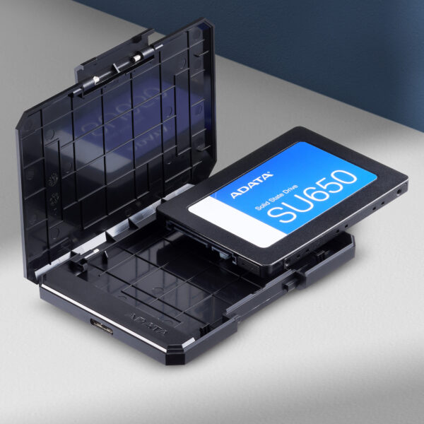 ADATA EC600-BCBK storage drive enclosure HDD/SSD enclosure Black 2.5" ADATA EC600-BCBK storage drive enclosure HDD/SSD enclosure Black 2.5"