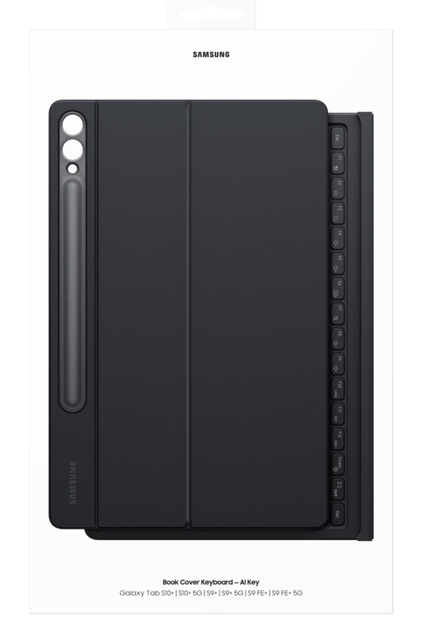 Samsung AI Book Cover Keyboard with Trackpad for Tab S10+, S9+, Tab Samsung AI Book Cover Keyboard with Trackpad for Tab S10+, S9+, Tab S9 FE+