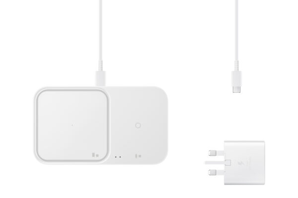 Samsung EP-P5400TWE Headset, Smartphone, Smartwatch White USB Samsung EP-P5400TWE Headset, Smartphone, Smartwatch White USB Wireless charging Fast charging Indoor