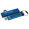 Kingston 32GB IronKey Keypad 200 Memory Pen, USB-A 3.2 Gen1, FIPS 140-3 w/ XTS-AES 256-bit Hardware Encryption, Alphanumeric PIN, R/W 145/115 MB/s