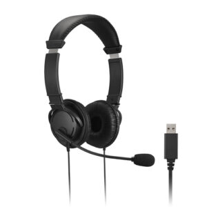 Kensington Classic USB-A Headset with Mic and Volume Control HIFI USB HEADPHONES