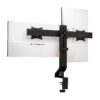 SPACE SAVING MONITOR ARM DUAL