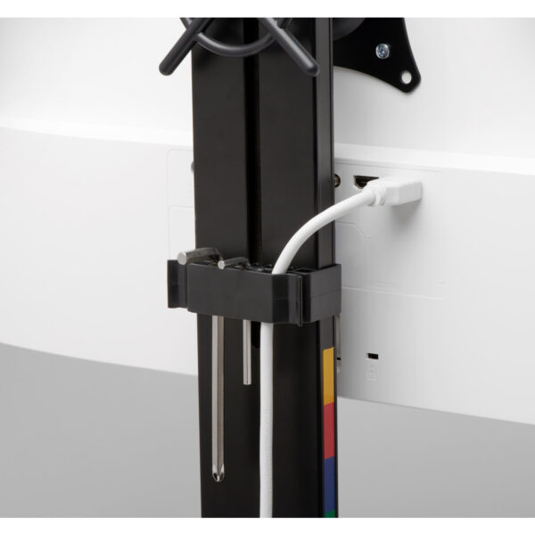 SPACE SAVING MONITOR ARM DUAL