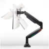 ONETOUCH HEIGHTADJUST SNGL ARM BLK