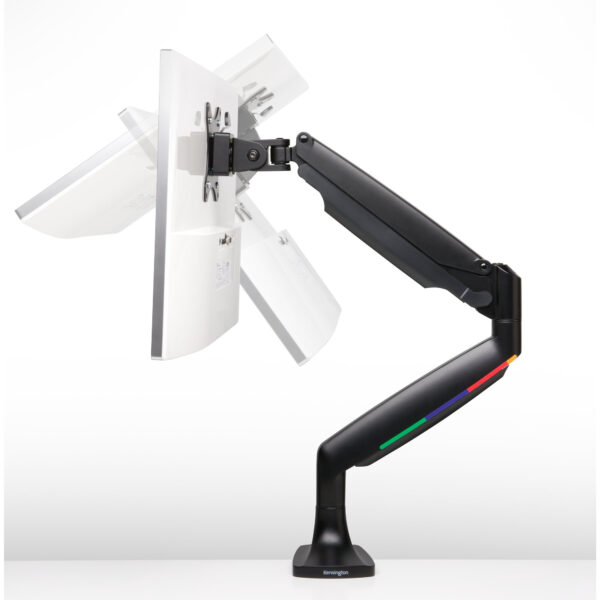 ONETOUCH HEIGHTADJUST SNGL ARM BLK