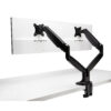 ONETOUCH HEIGHTADJUST DUAL ARM BLK