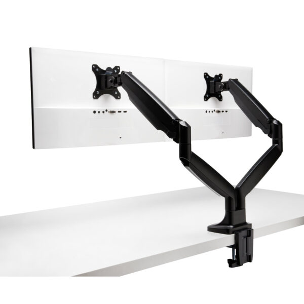 ONETOUCH HEIGHTADJUST DUAL ARM BLK