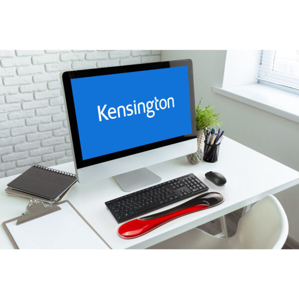 SLIM DUO GEL KB WRIST REST - RED