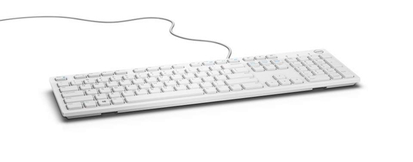 DELL Wired Keyboard - KB216 - UK (QWERTY) - White DELL Wired Keyboard - KB216 - UK (QWERTY) - White