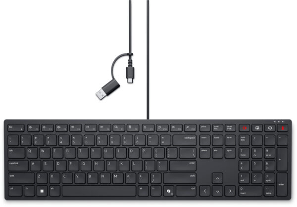 DELL Pro Wired Collaboration Keyboard - KB525C - US International DELL Pro Wired Collaboration Keyboard - KB525C - US International