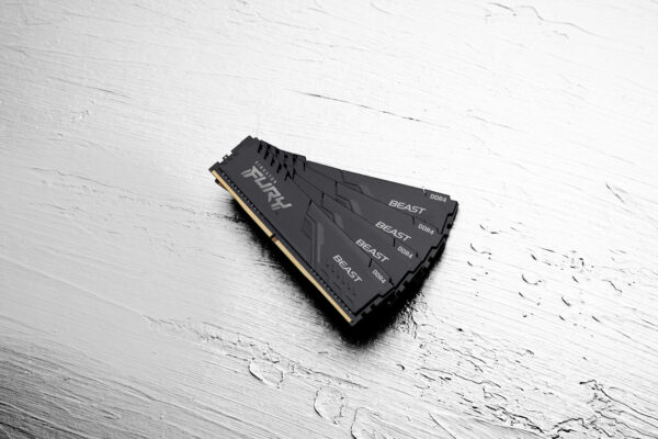 Kingston Fury Beast 32GB, DDR4, 3200MHz (PC4-25600), CL16, XMP, DIMM Memory