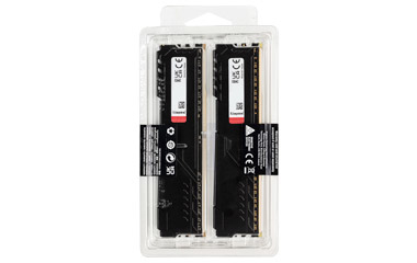 Kingston Fury Beast 64GB Kit (2 x 32GB), DDR4, 3200MHz (PC4-25600), CL16, XMP, DIMM Memory