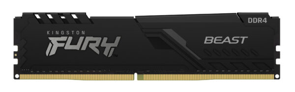 Kingston Fury Beast 8GB, DDR4, 3200MHz (PC4-25600), CL16, XMP, DIMM Memory
