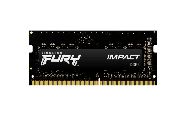 Kingston Fury Impact 8GB, DDR4, 3200MHz (PC4-25600), CL20, XMP, SODIMM Memory