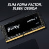 Kingston Fury Impact 8GB, DDR4, 3200MHz (PC4-25600), CL20, XMP, SODIMM Memory