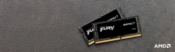 Kingston Fury Impact 8GB, DDR4, 3200MHz (PC4-25600), CL20, XMP, SODIMM Memory