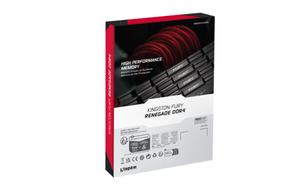 Kingston Technology FURY 32GB 3600MT/s DDR4 CL18 DIMM Renegade Black Kingston Technology FURY 32GB 3600MT/s DDR4 CL18 DIMM Renegade Black