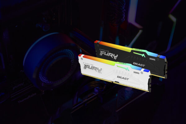 Kingston Technology FURY Beast 64GB 5600MT/s DDR5 CL36 DIMM RGB Kingston Technology FURY Beast 32GB 5600MT/s DDR5 CL40 DIMM RGB