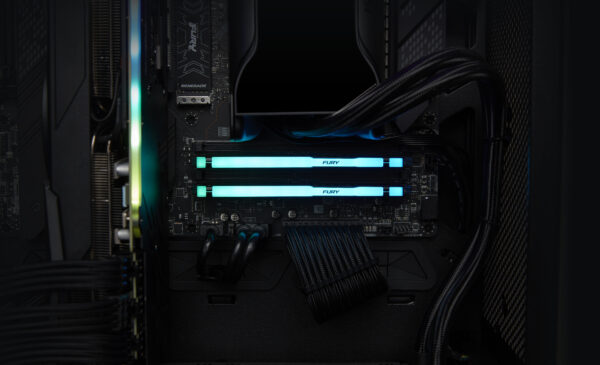 Kingston Technology FURY Beast 64GB 5600MT/s DDR5 CL36 DIMM RGB Kingston Technology FURY Beast 32GB 5600MT/s DDR5 CL40 DIMM RGB