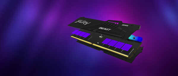 Kingston Technology FURY Beast 64GB 5600MT/s DDR5 CL36 DIMM RGB Kingston Technology FURY Beast 32GB 5600MT/s DDR5 CL40 DIMM RGB
