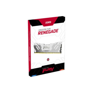 Kingston Fury Renegade RGB 32GB, DDR5, 6400MHz, CL32, 1.4V, ECC, XMP 3.0, PMIC, DIMM Memory, White