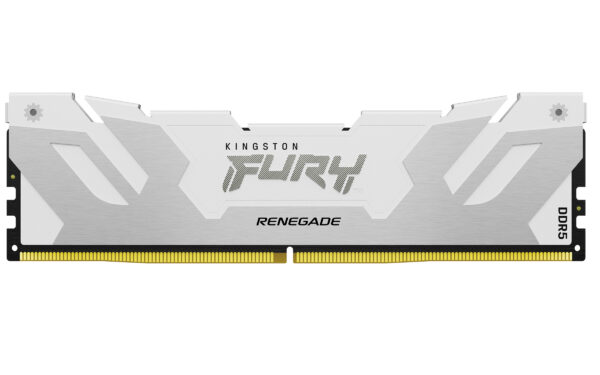 Kingston Fury Renegade 64GB Kit (2 x 32GB), DDR5, 6400MHz, CL32, 1.4V, ECC, XMP 3.0, PMIC, DIMM Memory, White/Silver